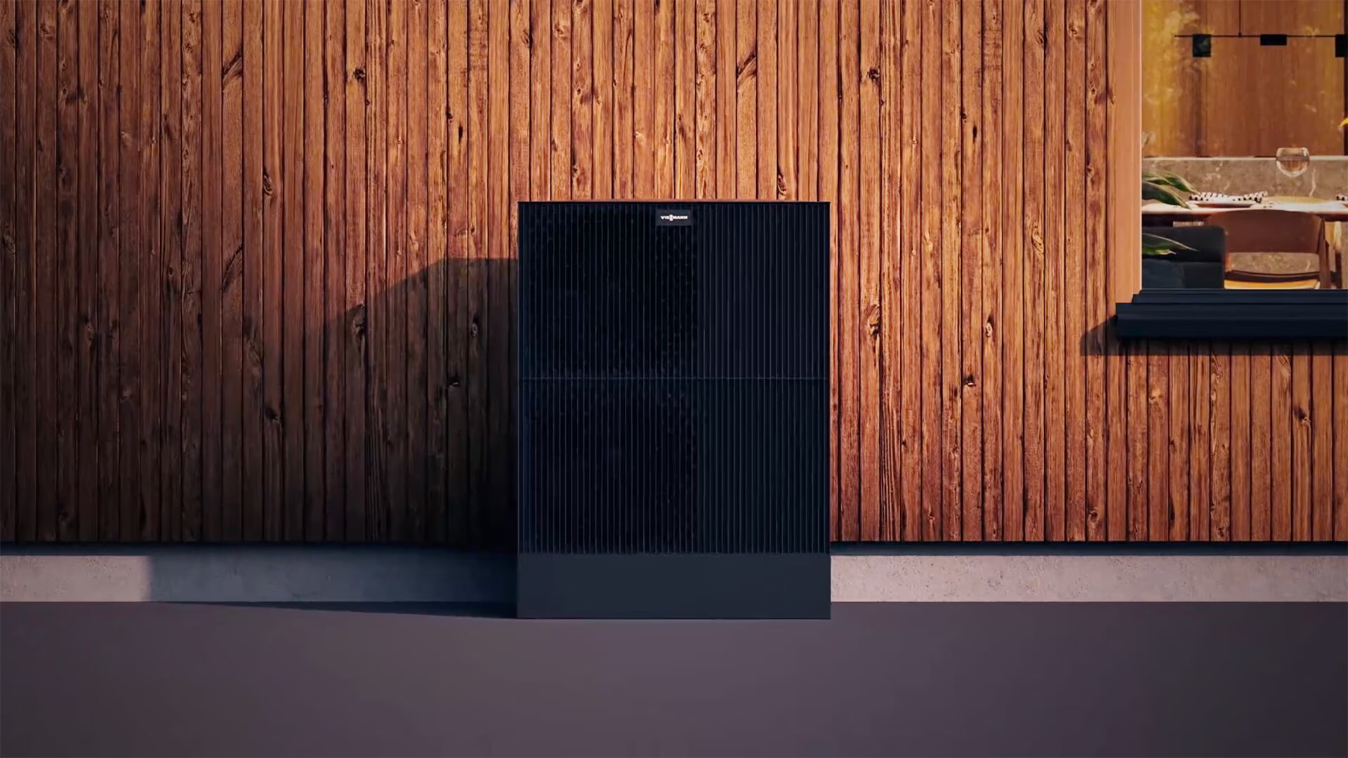 Viessmann Vitocal Wärmepumpe – Inneneinheit im modernen Wohnraum